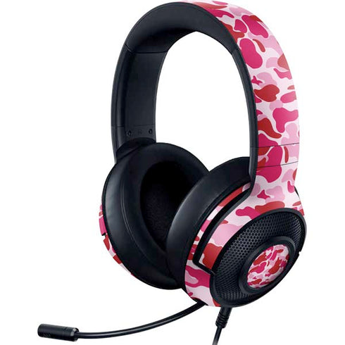 Pink Street Camo Razer Kraken X Skin